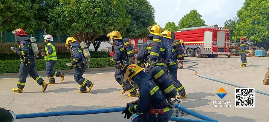 4008云顶集团积极共同消防结合演练，共筑安全出产防线