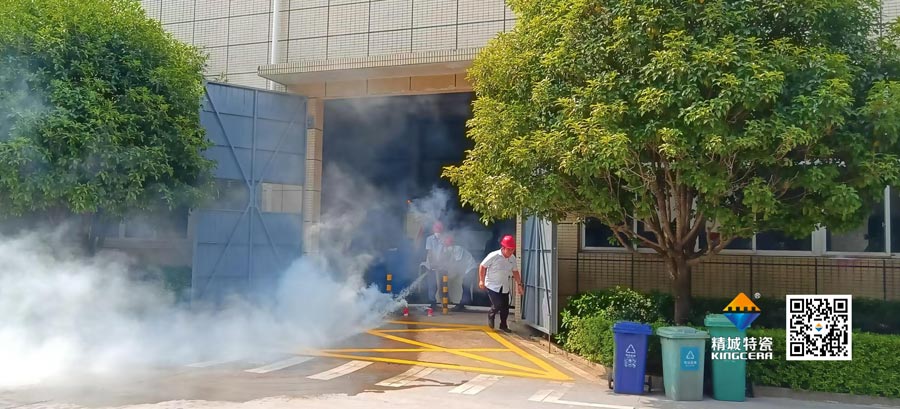 4008云顶集团积极共同消防结合演练，共筑安全出产防线