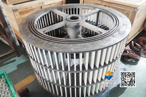 高炉矿渣分级用卡槽式锆铝复合陶瓷内衬分级轮——高硬度高韧性，终结频仍更